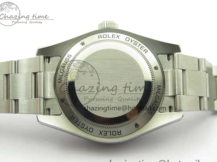 SH3131 GV on Black Bracelet Best ARF Dial Steel 1:1 Edition Milgauss 904L 116400 0803